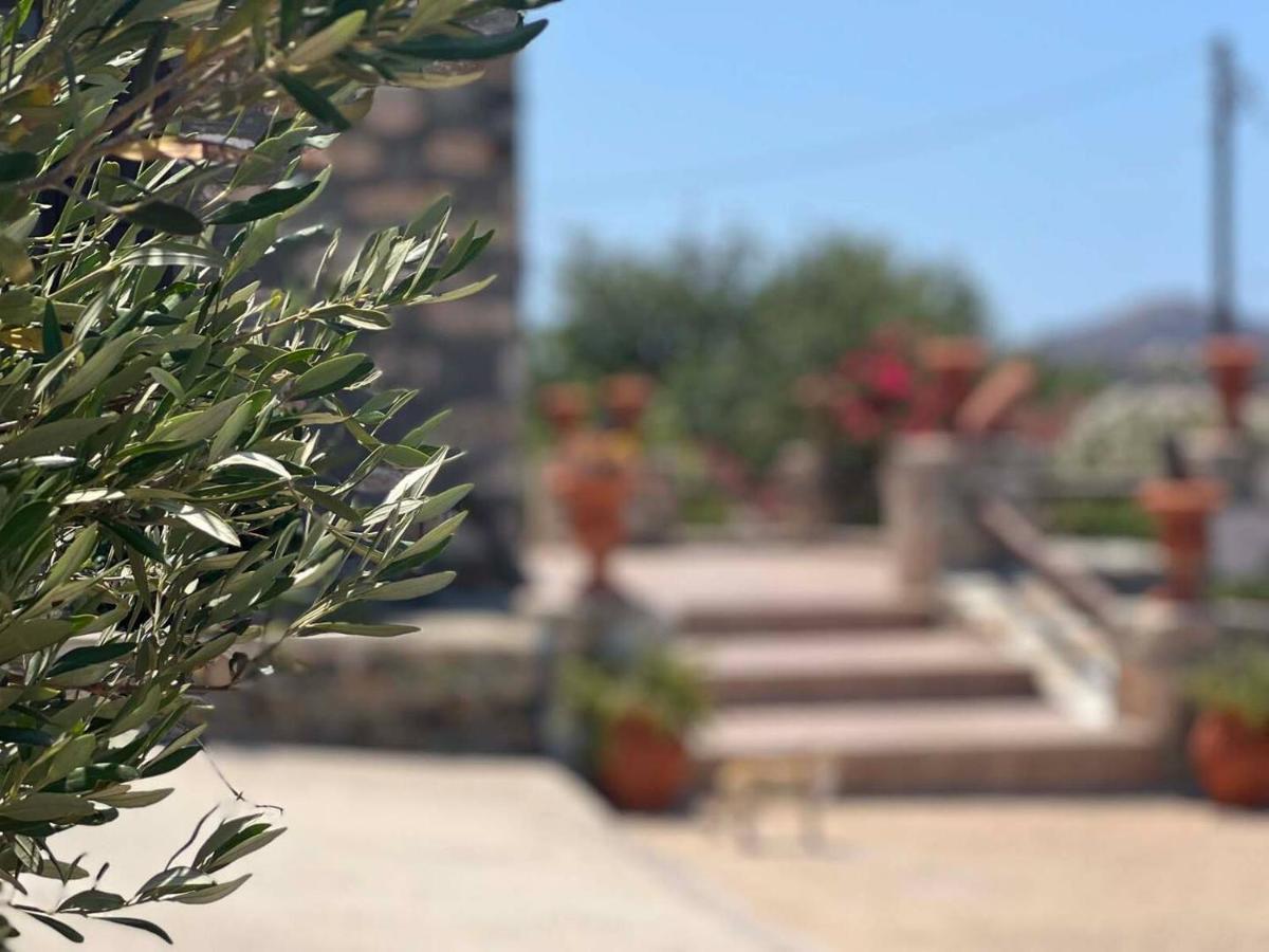Πέτρινο Εξοχικό Σπίτι Στη Σύρο Agros  ภายนอก รูปภาพ